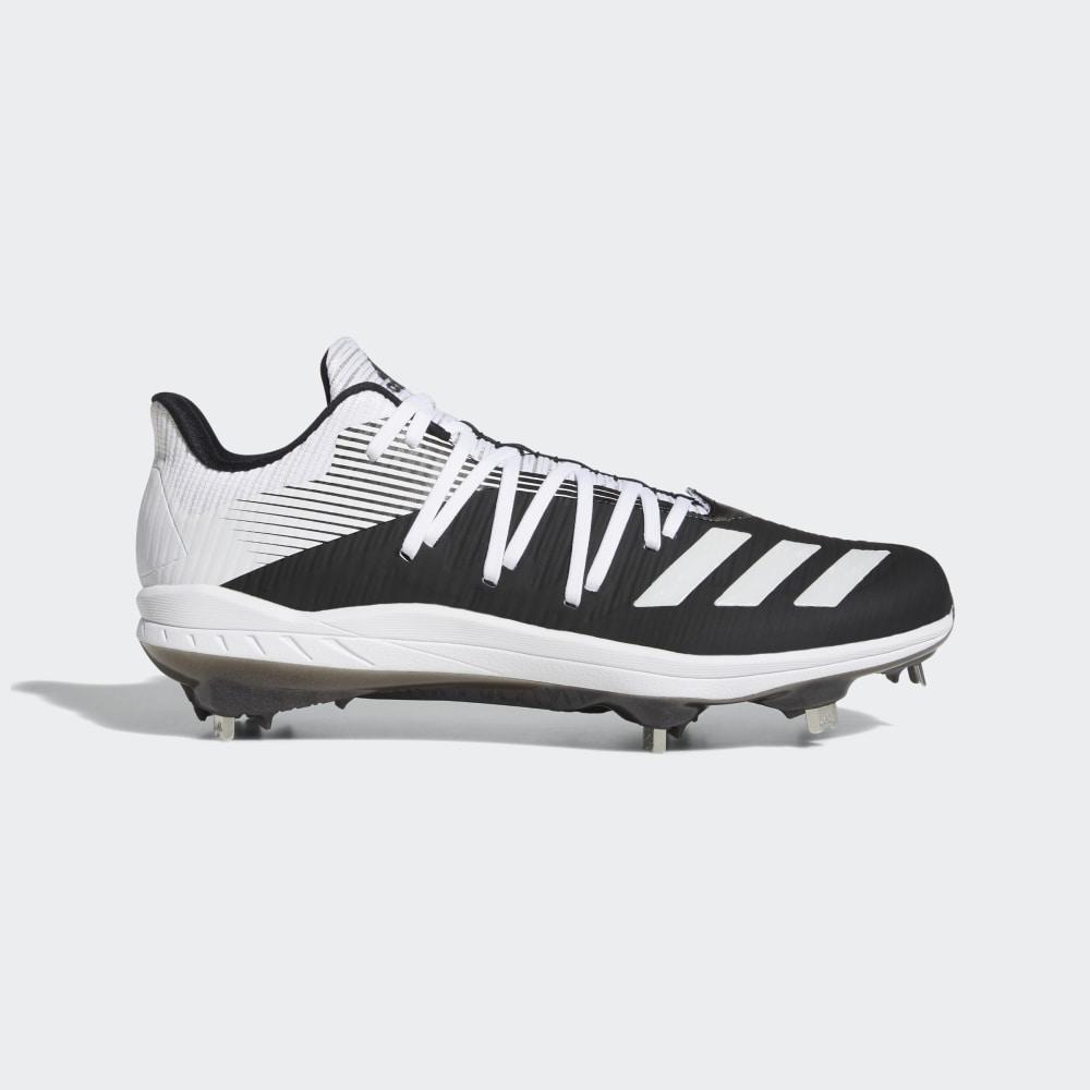 Adidas Men's Adizero Afterburner 6 Baseball Cleats Black/White/Silver Metal Ireland DB3433